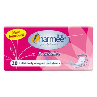 Charmee Breathable Unscented Pantyliners