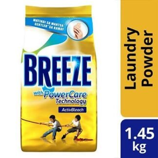 Breeze Laundry Detergent Powder with Active Bleach 1.45kg