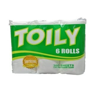 Toily 2ply 6 Rolls Toilet Tissue